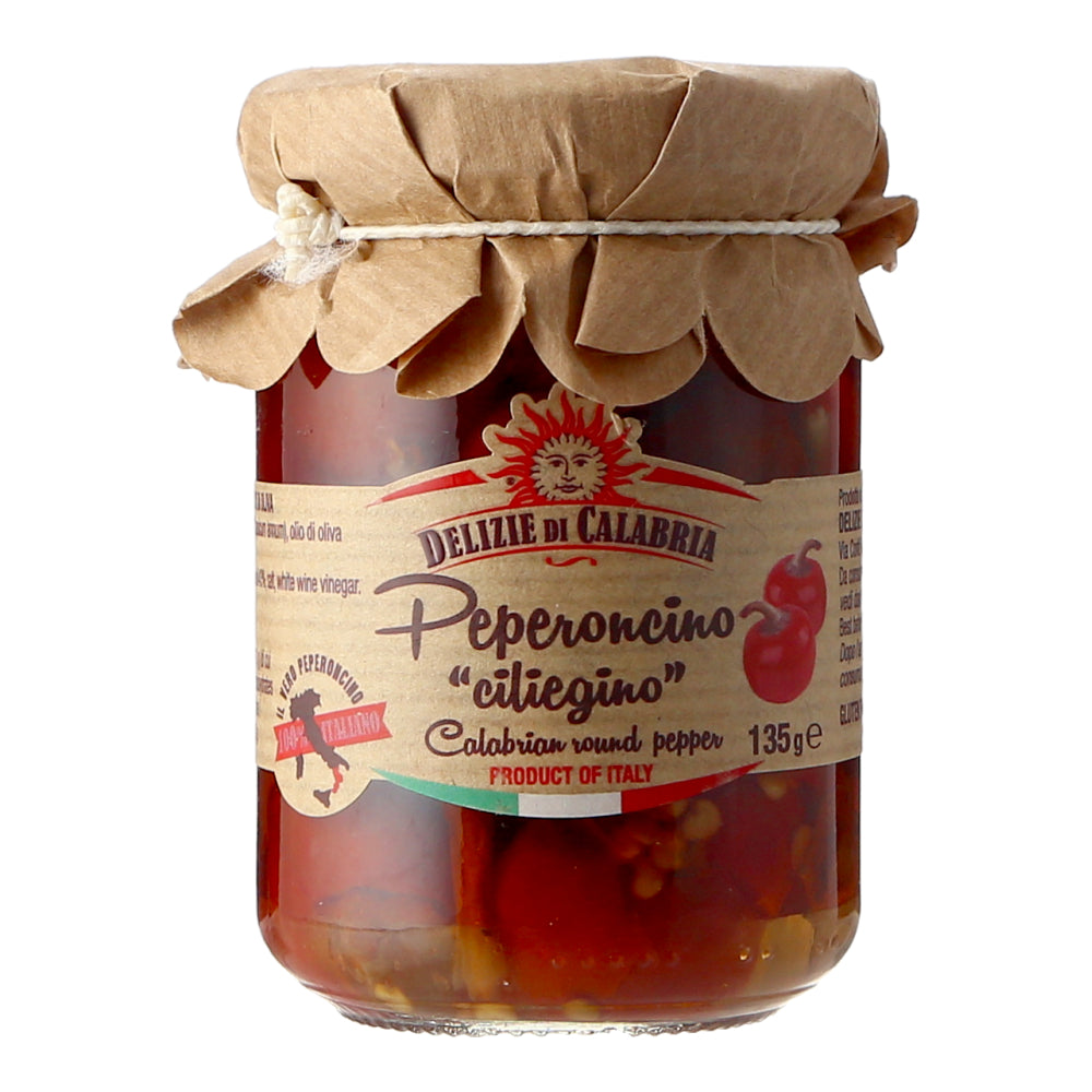 Delizie Di Calabria Hot Round Pepper Sauce, 135gm