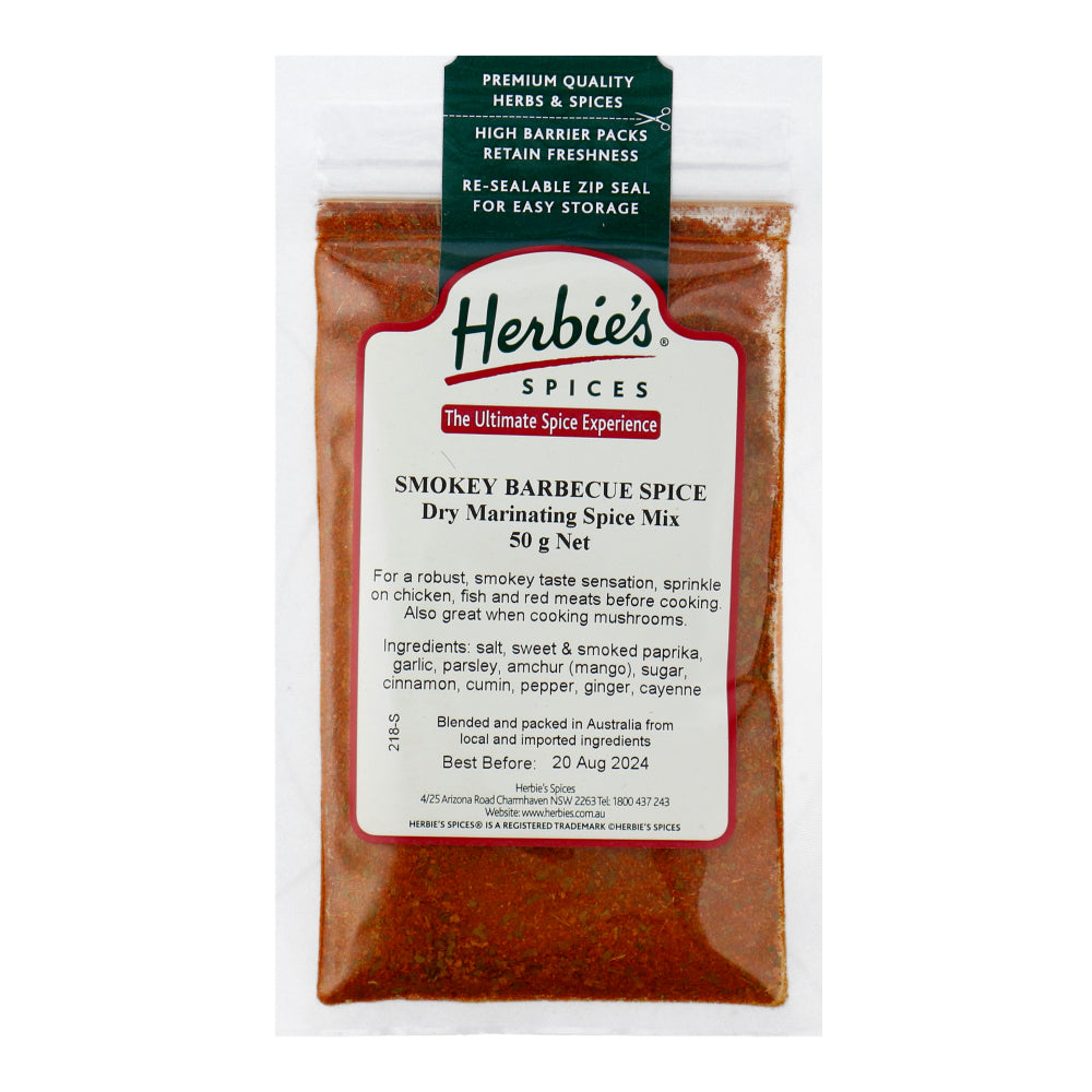 Herbies Smokey Bbq Spice, 50gm