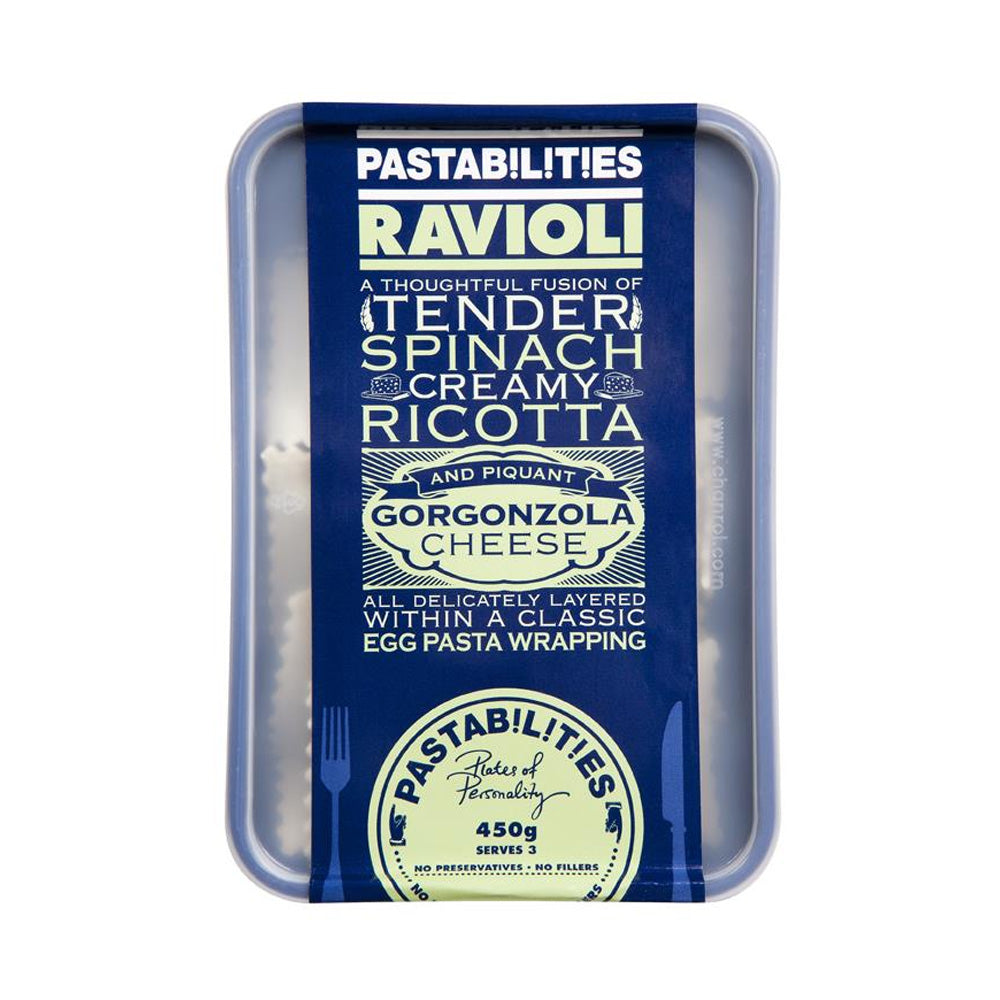 Spinach Ricotta Ravioli (Frozen), 450gm