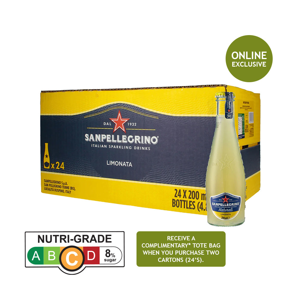 Sanpellegrino Natural Limonata (Glass), 24's x 20cl