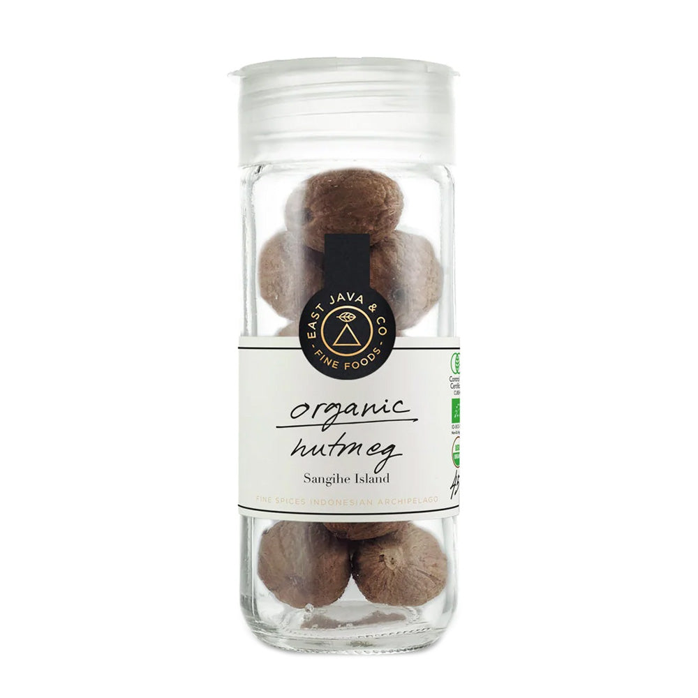 East Java & Co Organic Whole Nutmeg, 45gm