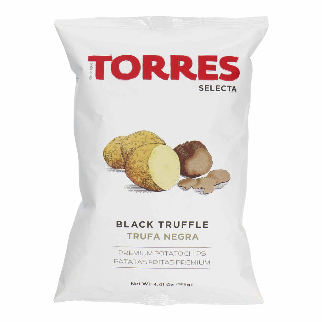 Torres Selecta Black Truffle Potato Chips, 125gm