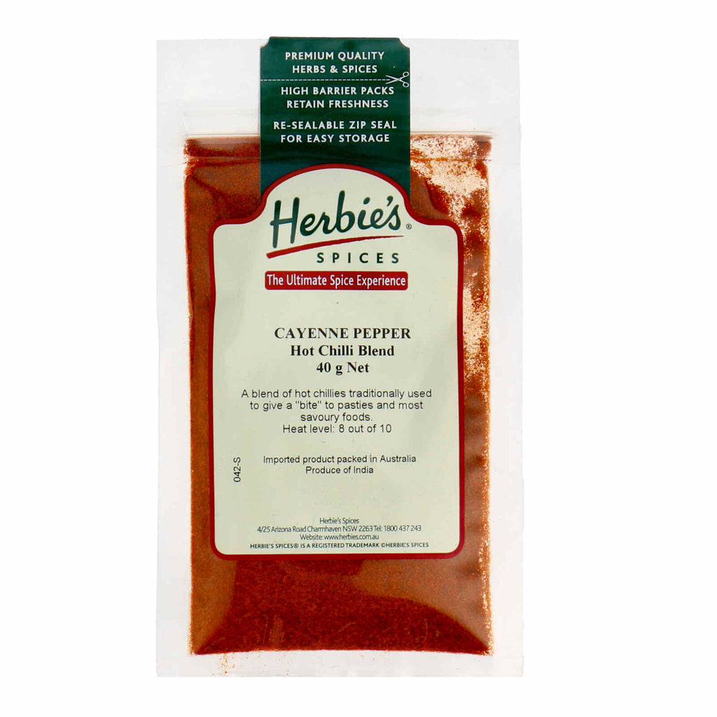 Herbies Cayenne Pepper, 40gm