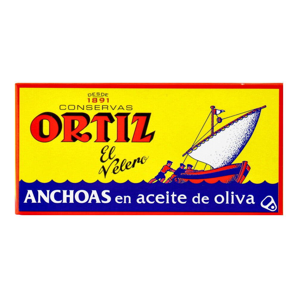 Conservas Ortiz Anchovy Fillets In Olive Oil, 47.5gm