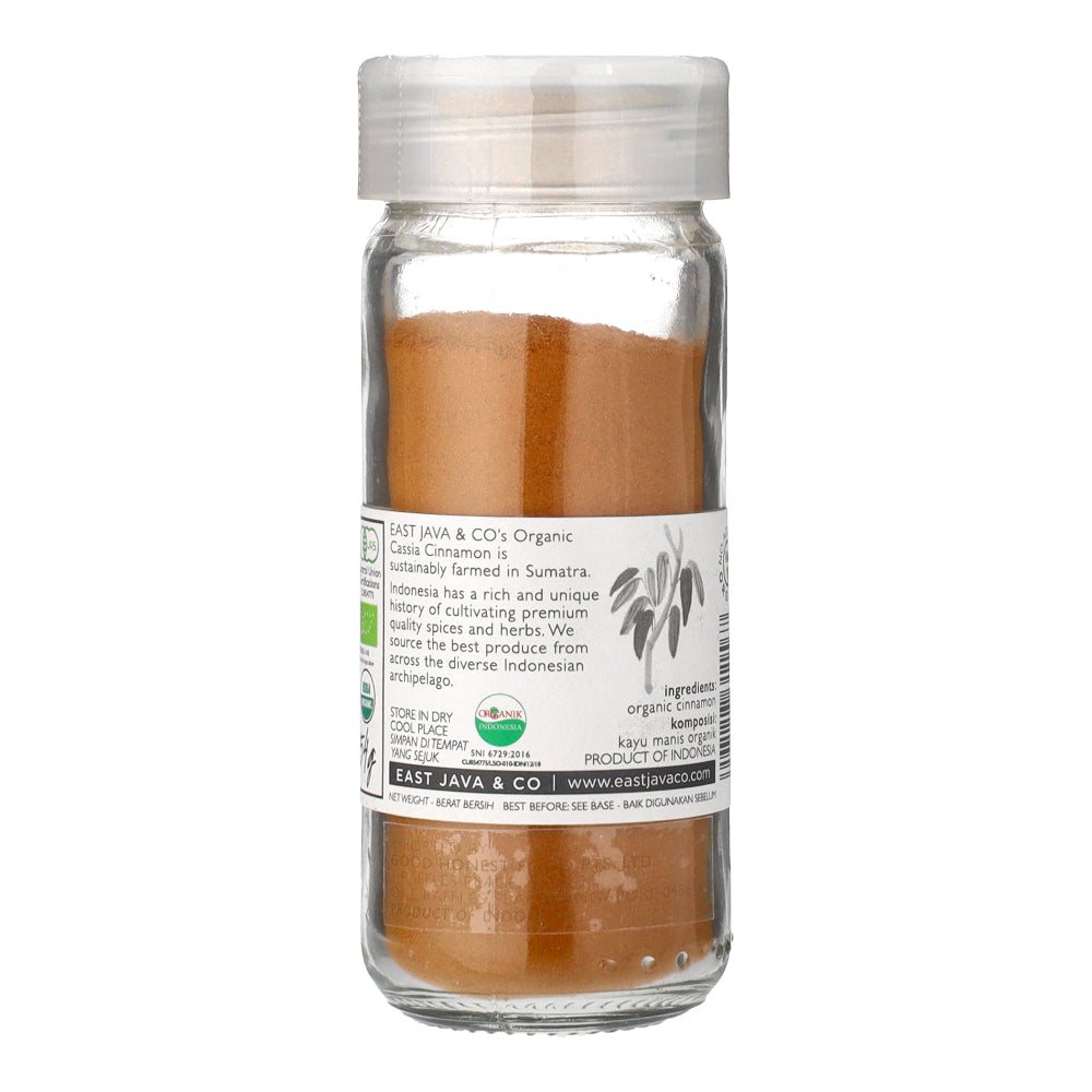 East Java & Co Organic Ground Cinnamon 54gm