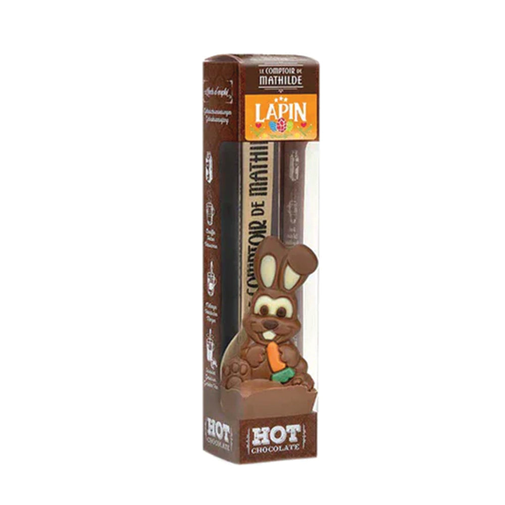 Hot Chocolate Spoon Milk Chocolate Rabbit, 30gm