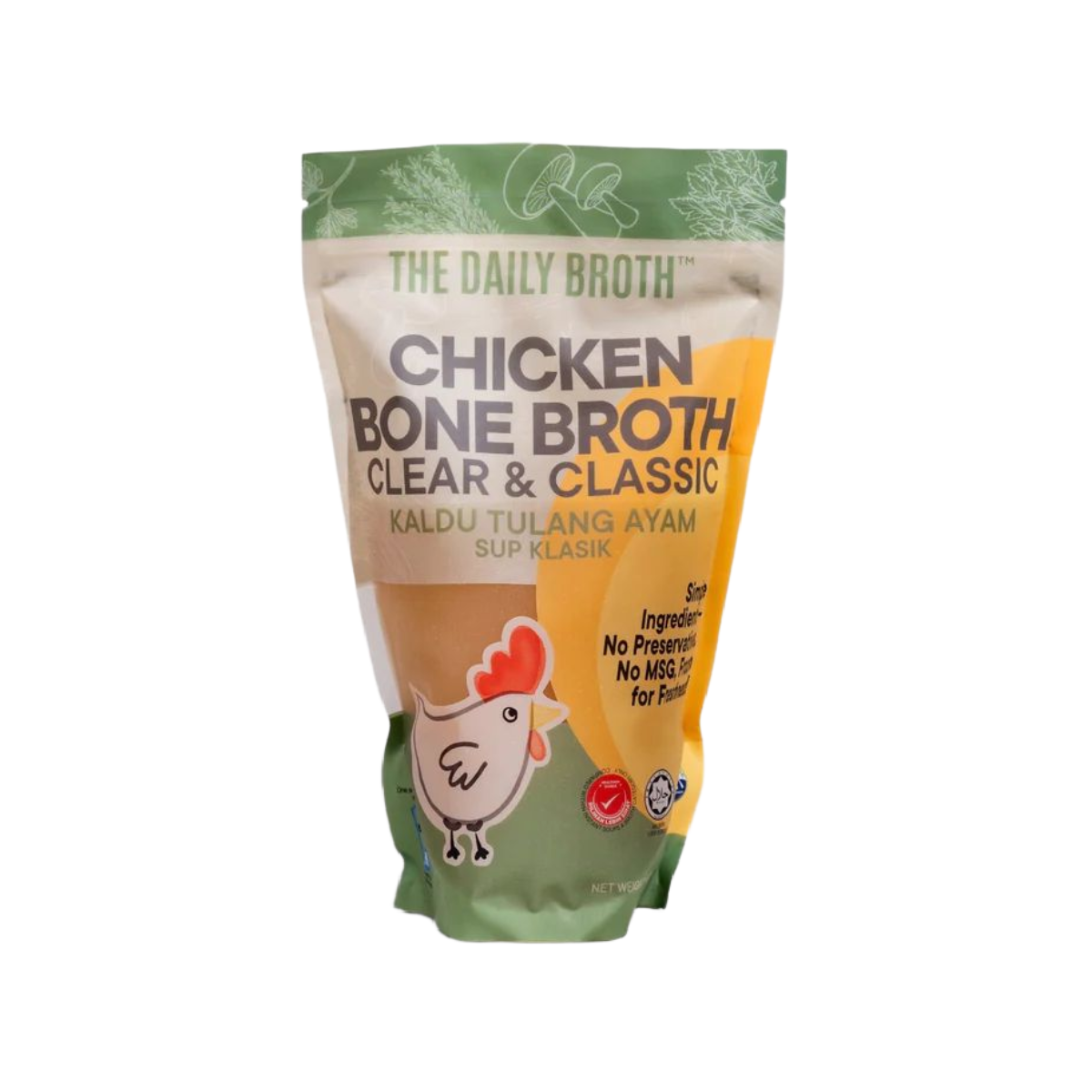 The Daily Broth Chicken Bone Clear Broth (Frozen), 500gm