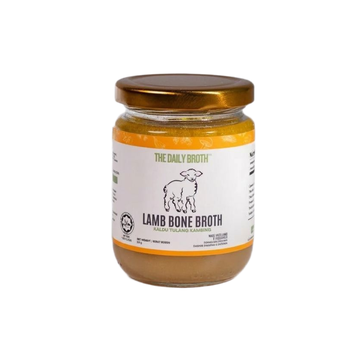 The Daily Broth Lamb Bone Broth (Frozen), 210gm