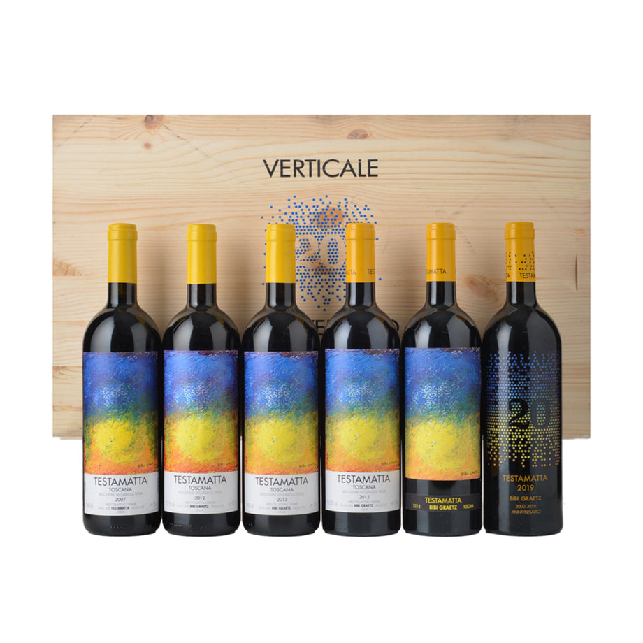 Testamatta Assortment 20th Anniversary Toscana IGT Rosso, 6's x 75cl