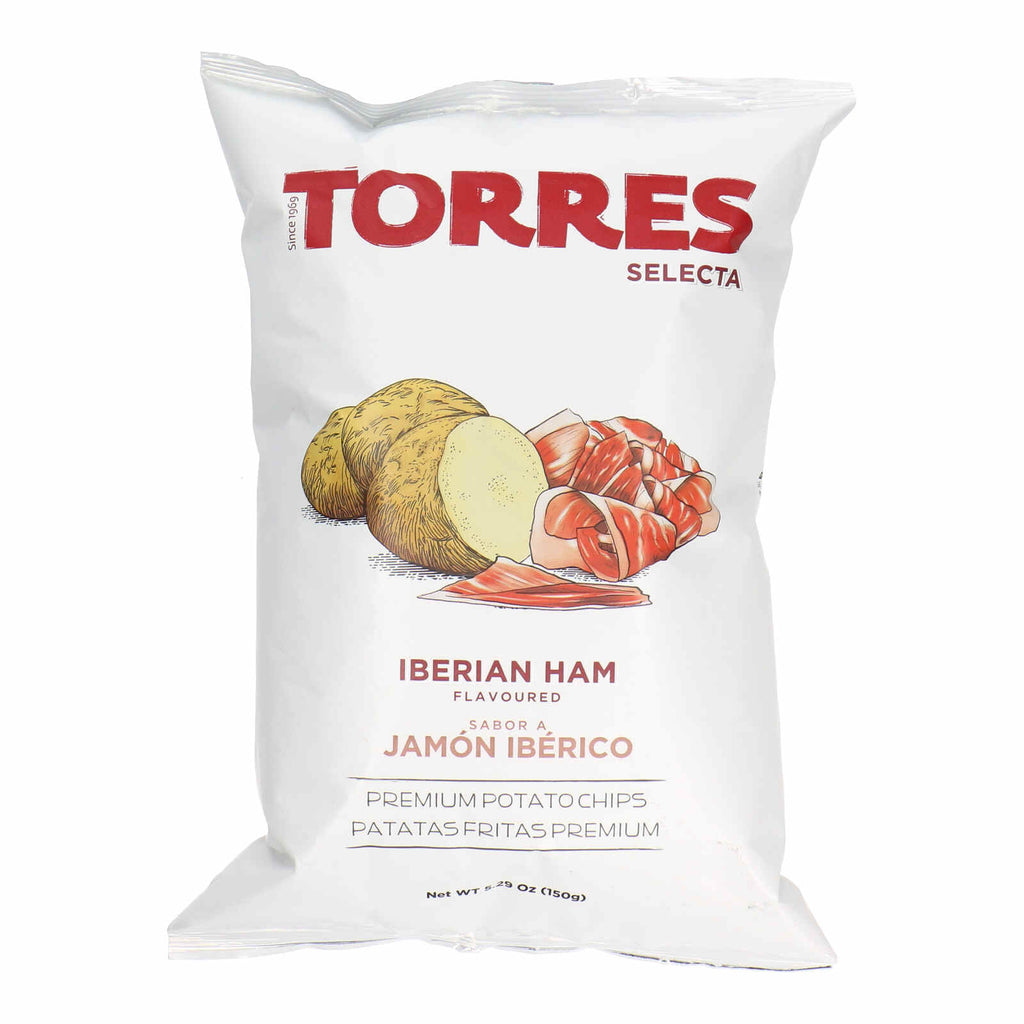 Torres Selecta Iberian Ham Potato Chips, 150gm