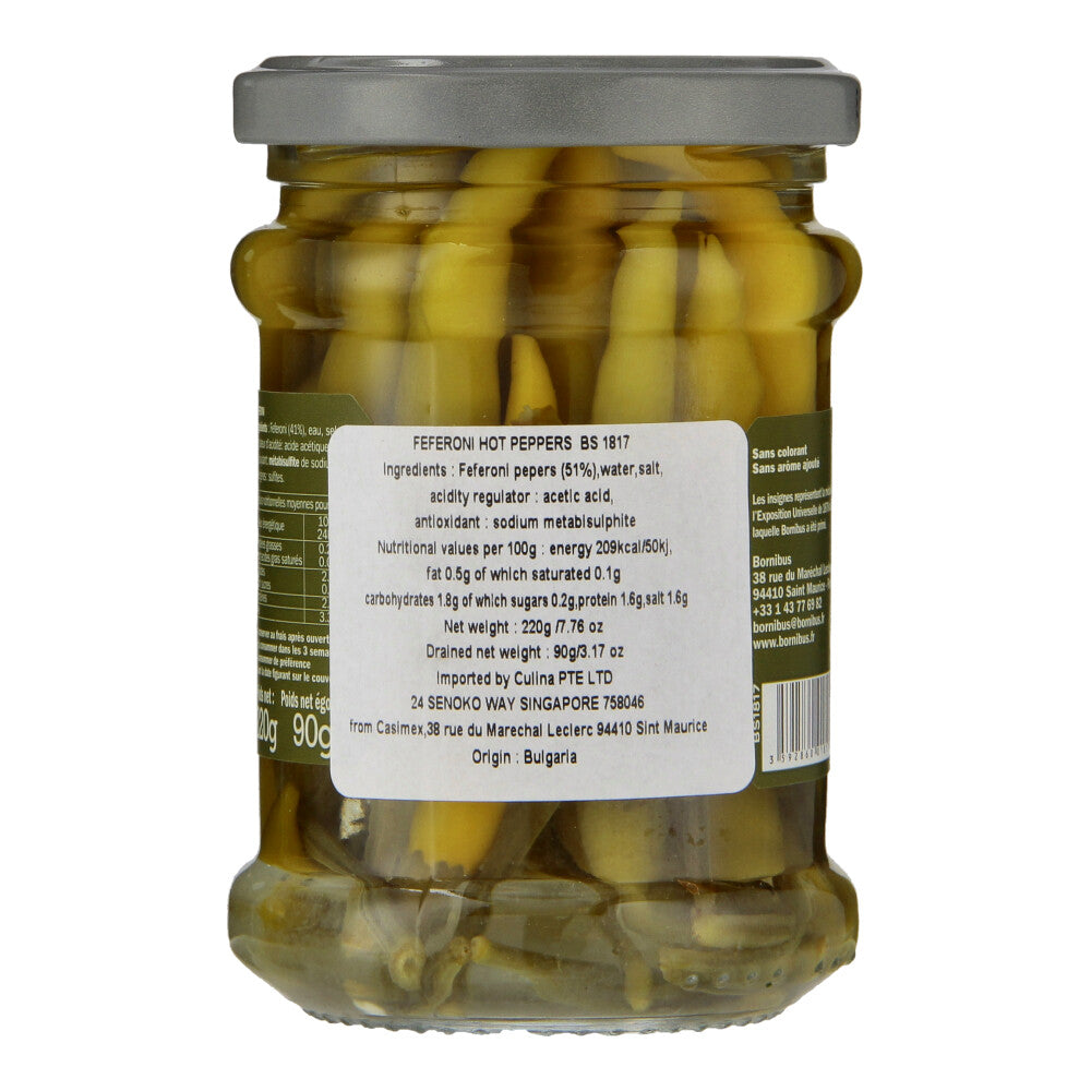 Fefaroni Bornibus Chilli Peppers (Feferoni), 220gm