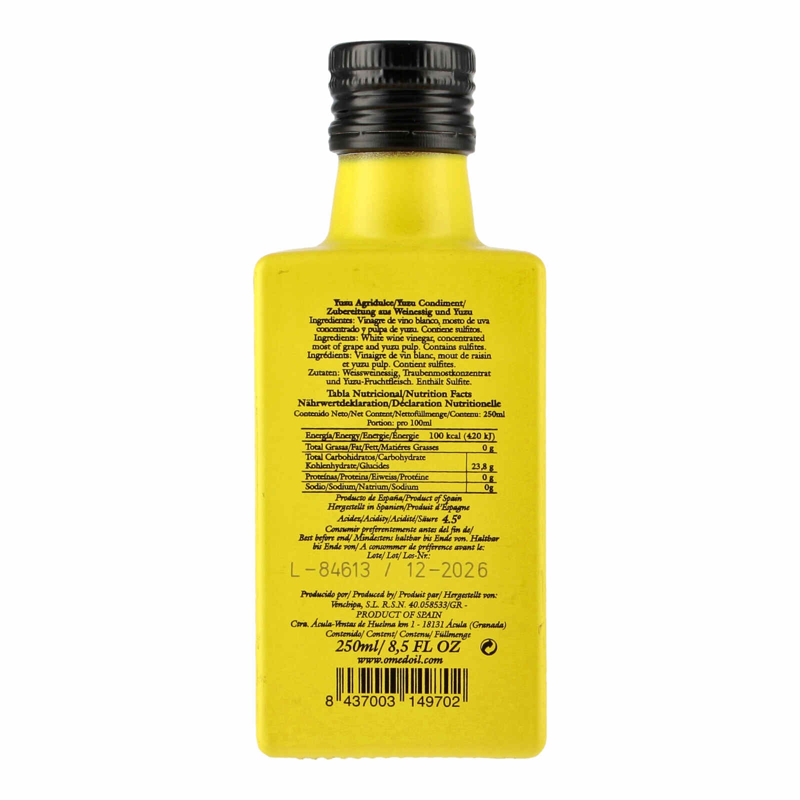 Yuzu Vinegar, 250ml