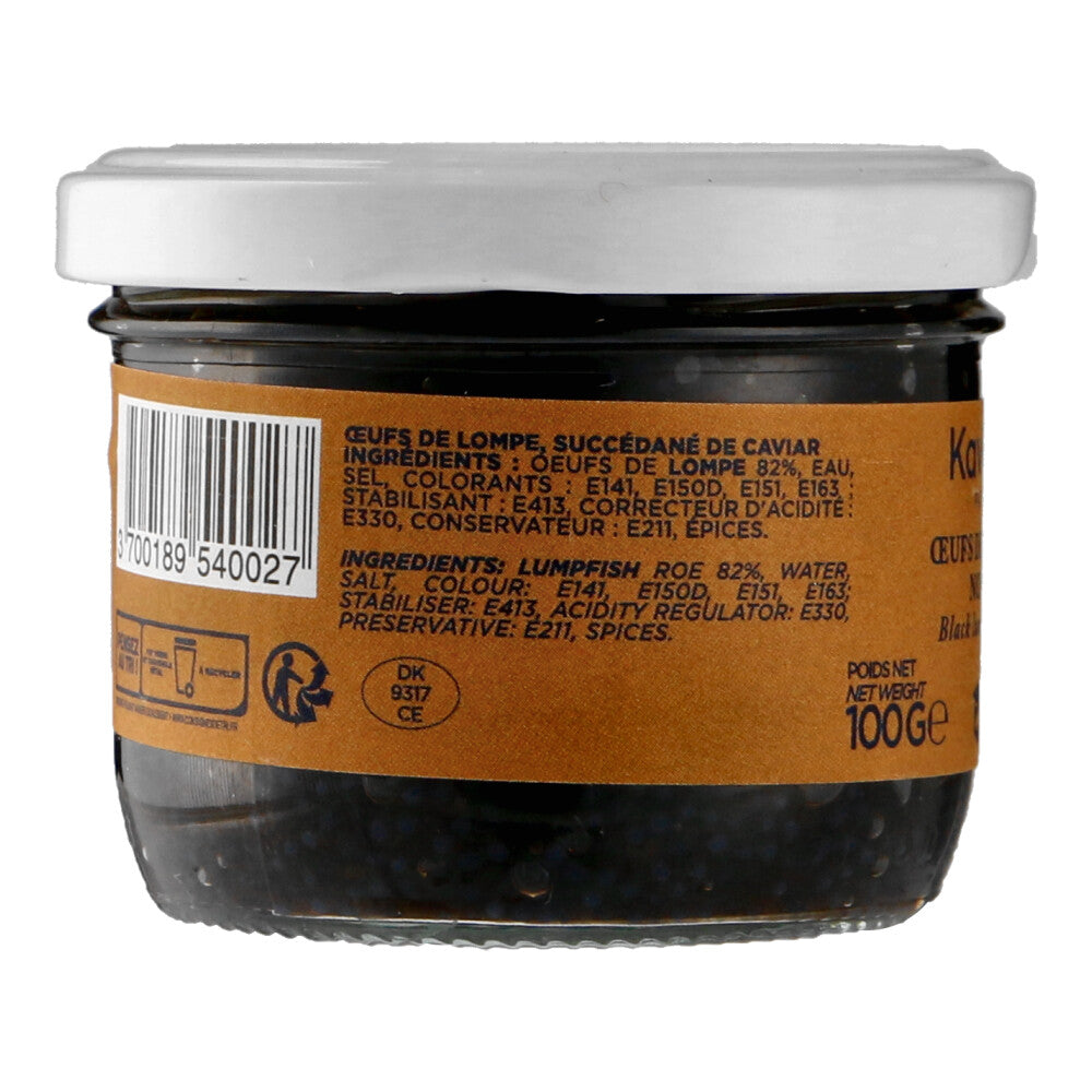 Lumpfish Black Roe, 100gm