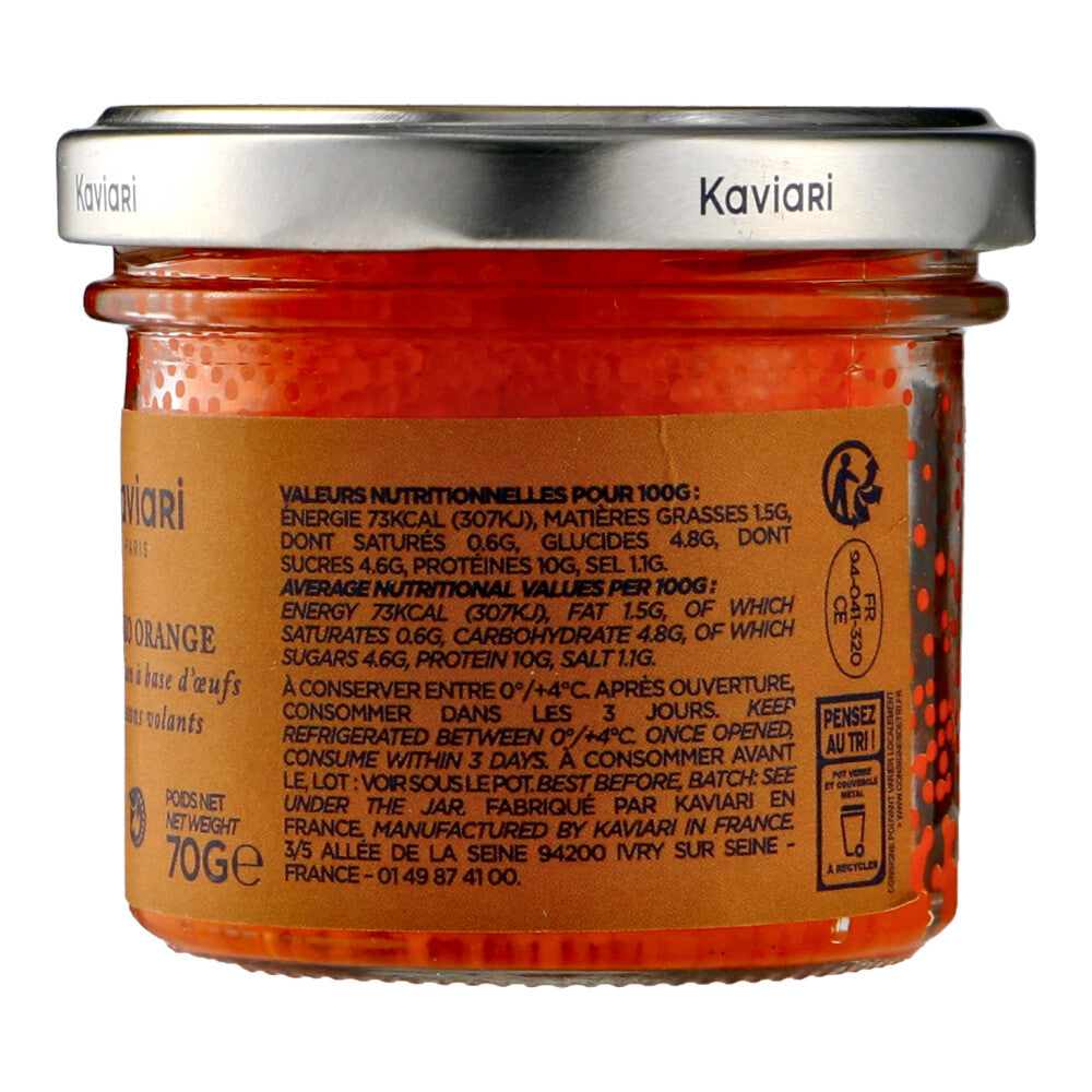 Tobiko Orange Flying Fish Roe, 70gm