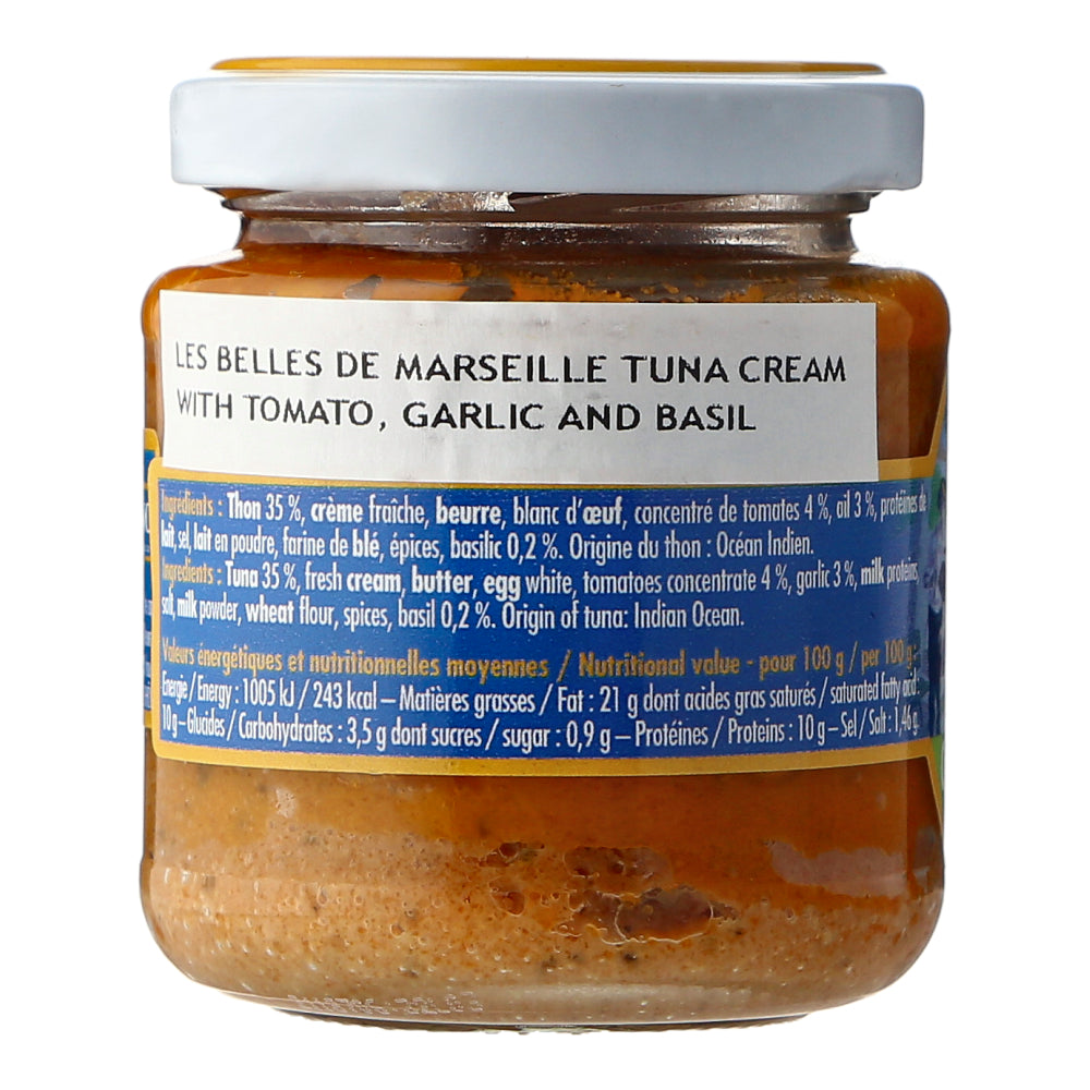 Les Belles De Marseille Tuna Cream With Tomato, Garlic And Basil, 110gm